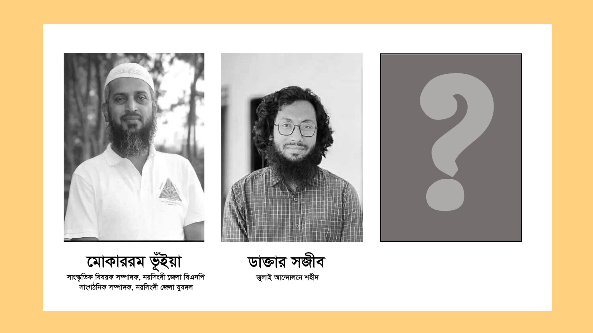 রাজনৈতিক ছলচাতুরি: নরসিংদীতে ত্যাগের রাজনীতিতে উপেক্ষিত মোকাররম পরিবারের আর্তনাদ!